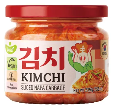 DELIEF Sliced Napa Cabbage Kimchi Bottle 215g x 12