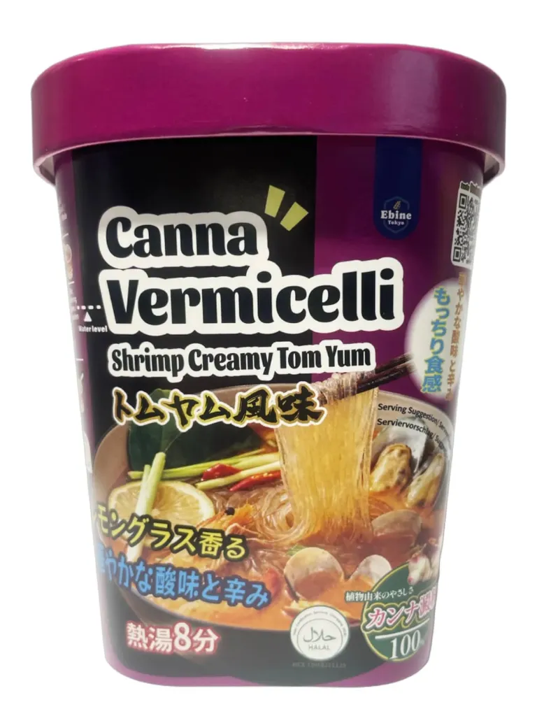 Canna Vermicelli Shrimp Creamy Tom Yum 80g*12