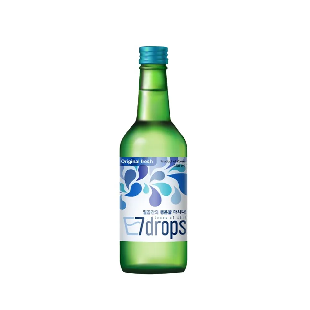[N0003] 7DROPS Soju Original Fresh Alc. 16% 360ml x 20