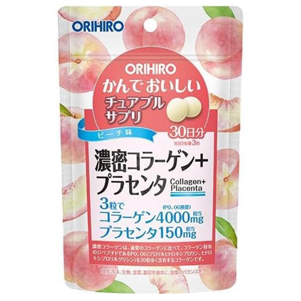 ORIHIRO Chewable Supplement Collagen+Placenta 45g *48