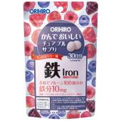 ORIHIRO Chewable Supplement Iron+Folic Acid 60g *48