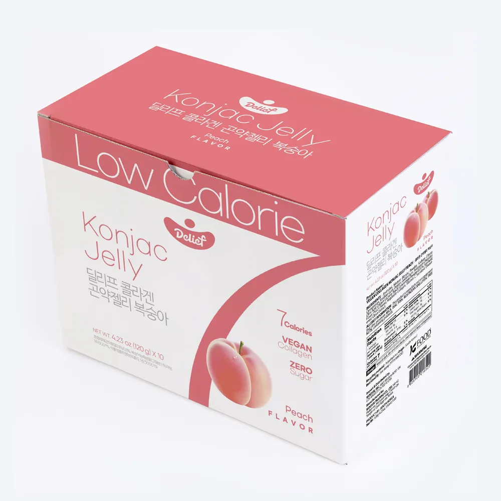 DELIEF Vegan Collagen Konjac Jelly Peach (V) 120g x 60