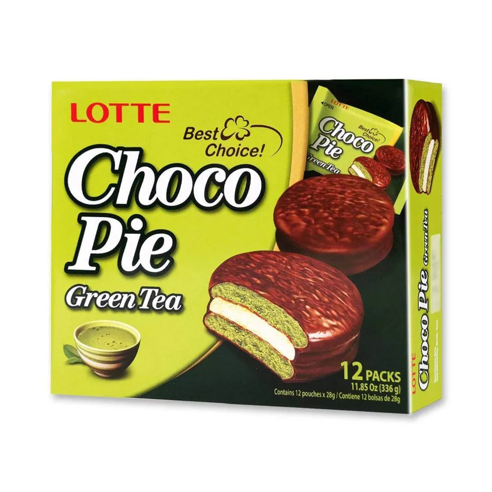Chocopie Green Tea 336g (12ea per case)