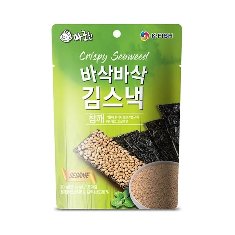Maros'seaweed snack-Sesame 20g