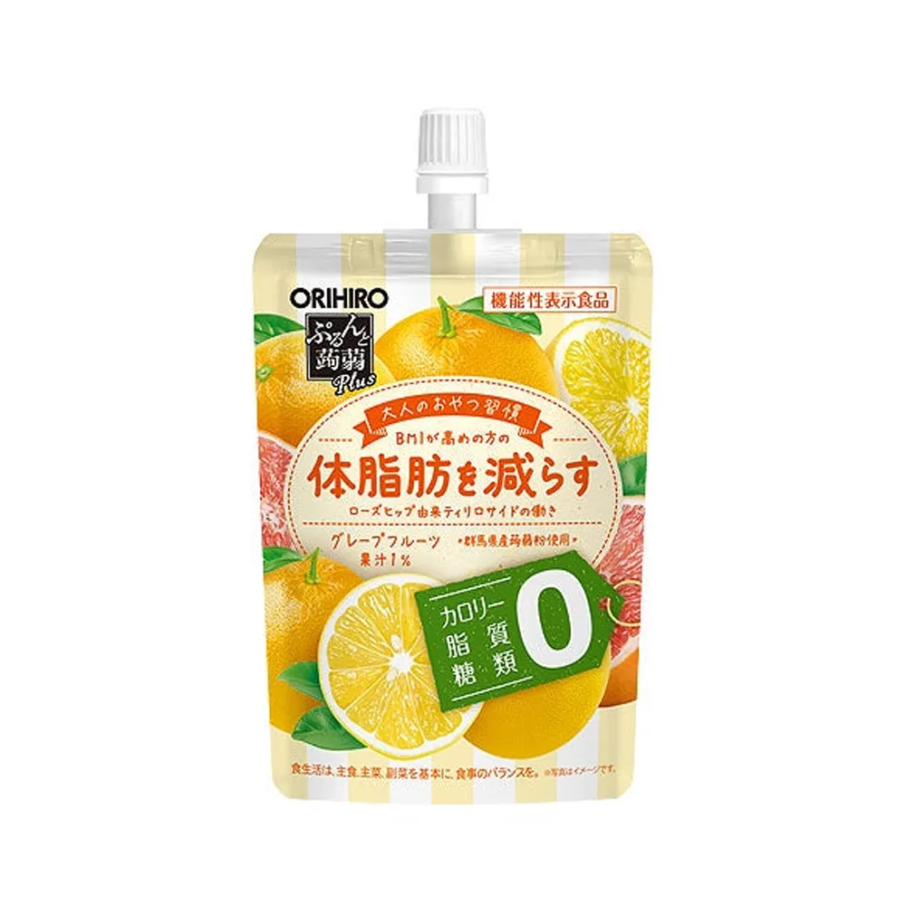 [N0225] ORIHIRO Purun and Plus Grapefruit 130g*48