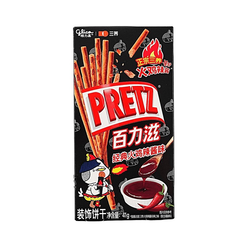 Glico PRETZ Classic Buldak Hot Chicken Sauce Flavour Biscuit Sticks 41g