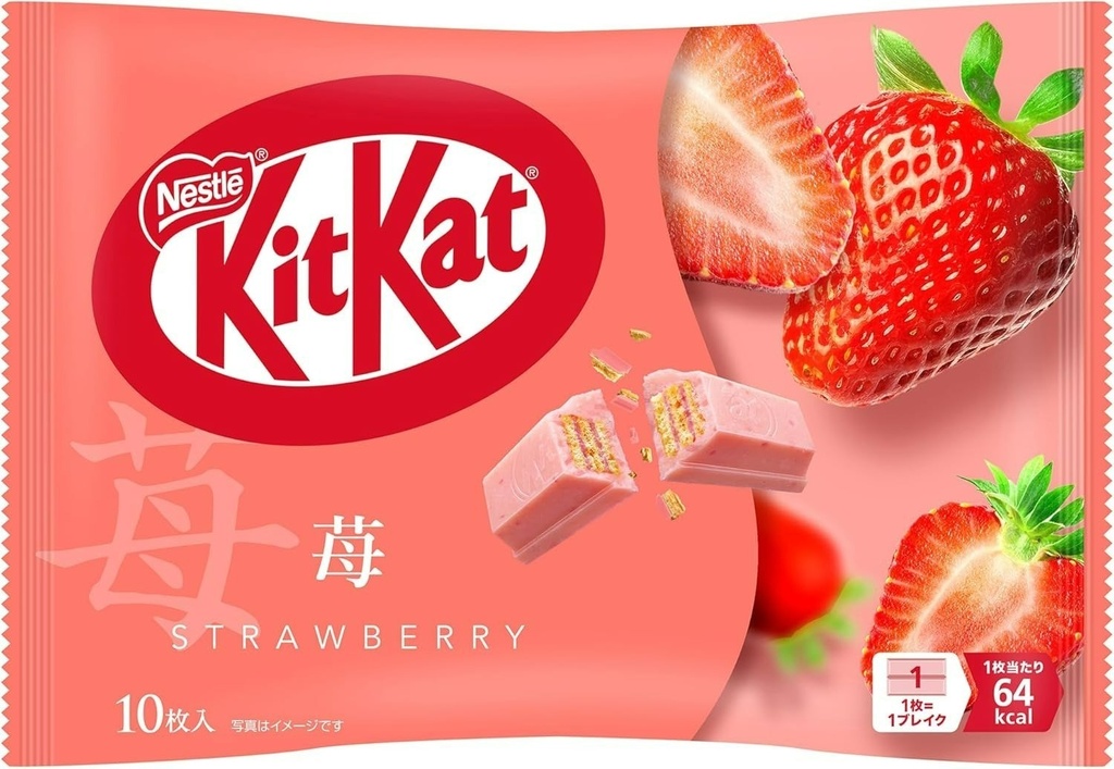 KitKat Wafer Chocolate Strawberry 113g *10P *24