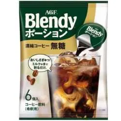 Blendy Portion Concentrated Coffee <Unsweetened> 6P *12