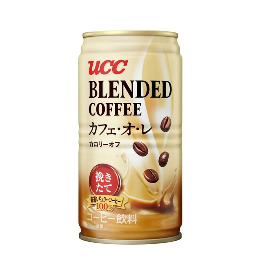 UCC Blended Coffee Cafe au Lait 185g Can *30