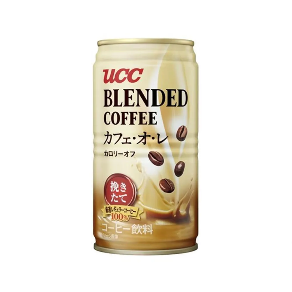 UCC Blended Coffee Cafe au Lait 185g Can *30
